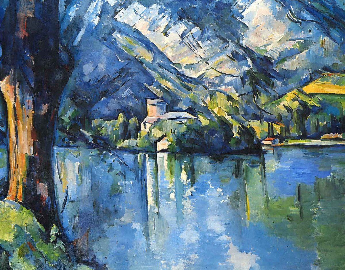 The Lac D'Annecy Art Print 1896 Painting by Paul Cezanne (6 Sizes) - Acid Free