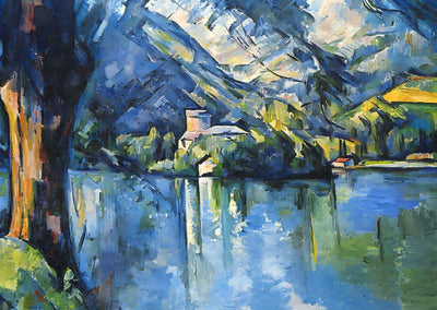 The Lac D'Annecy Art Print 1896 Painting by Paul Cezanne (6 Sizes) - Acid Free