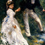The Promenade 1876 Painting by Pierre-Auguste Renoir Art Print (6 Sizes)