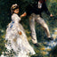 The Promenade painting print by Pierre-Auguste Renoir (1876)