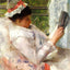 The Reader art print by Mary Cassatt (1878)