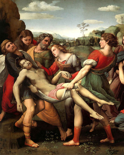 The Deposition art print by Raphael (1507)