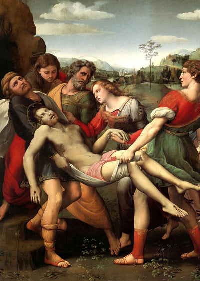 The Deposition 1507 Painting by Raphael Art Print (6 Sizes) - Archival Paper