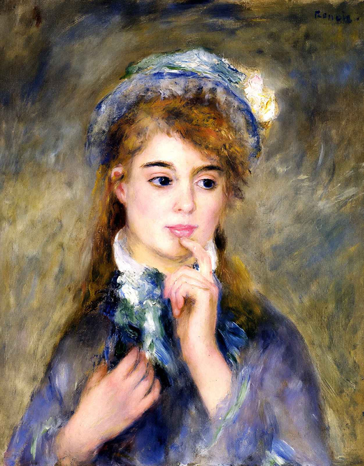 The Ingenue 1877 Painting by Pierre-Auguste Renoir Art Print (6 Sizes)