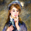 The Ingenue painting by Pierre-Auguste Renoir (1877)