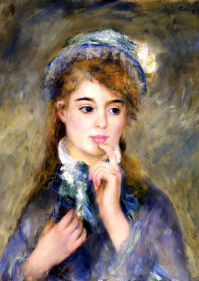 The Ingenue 1877 Painting by Pierre-Auguste Renoir Art Print (6 Sizes)