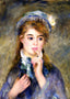 The Ingenue 1877 Painting by Pierre-Auguste Renoir Art Print (6 Sizes)