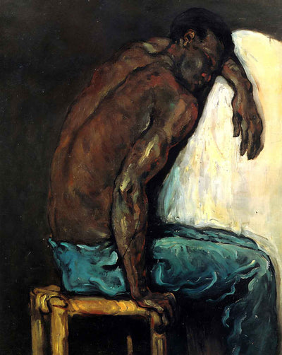 The Negro Scipio painting print by Paul Cezanne (1867)