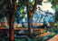 The Pool at Jas De Bouffan 1890 by Paul Cezanne Fine Art Print (6 Sizes)