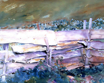 The Fence 1914 Painting by John Singer Sargent 8x10" Art Print