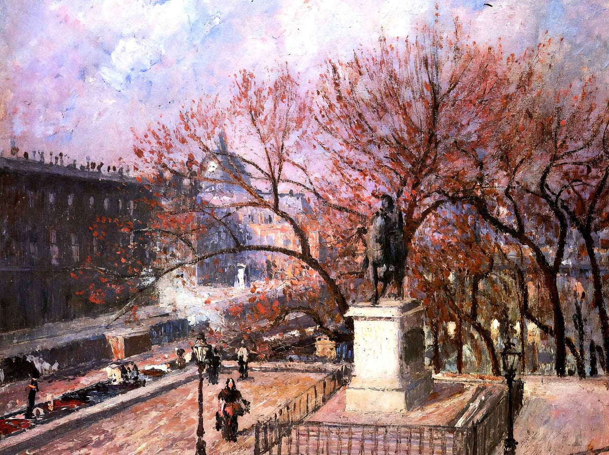 The Pont Neuf and the Statue of Henri Iv Art Print 1901 by Pissarro (6 Sizes)