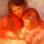 The Lesson Art Print 1900 Painting by Pierre-Auguste Renoir (6 Sizes)