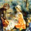 The Apple Seller 1890 Painting by Pierre-Auguste Renoir Art Print (6 Sizes)