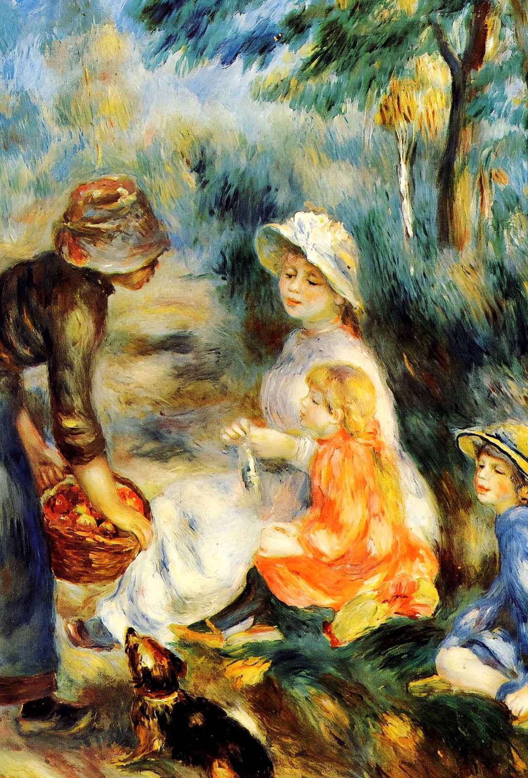 The Apple Seller 1890 Painting by Pierre-Auguste Renoir Art Print (6 Sizes)