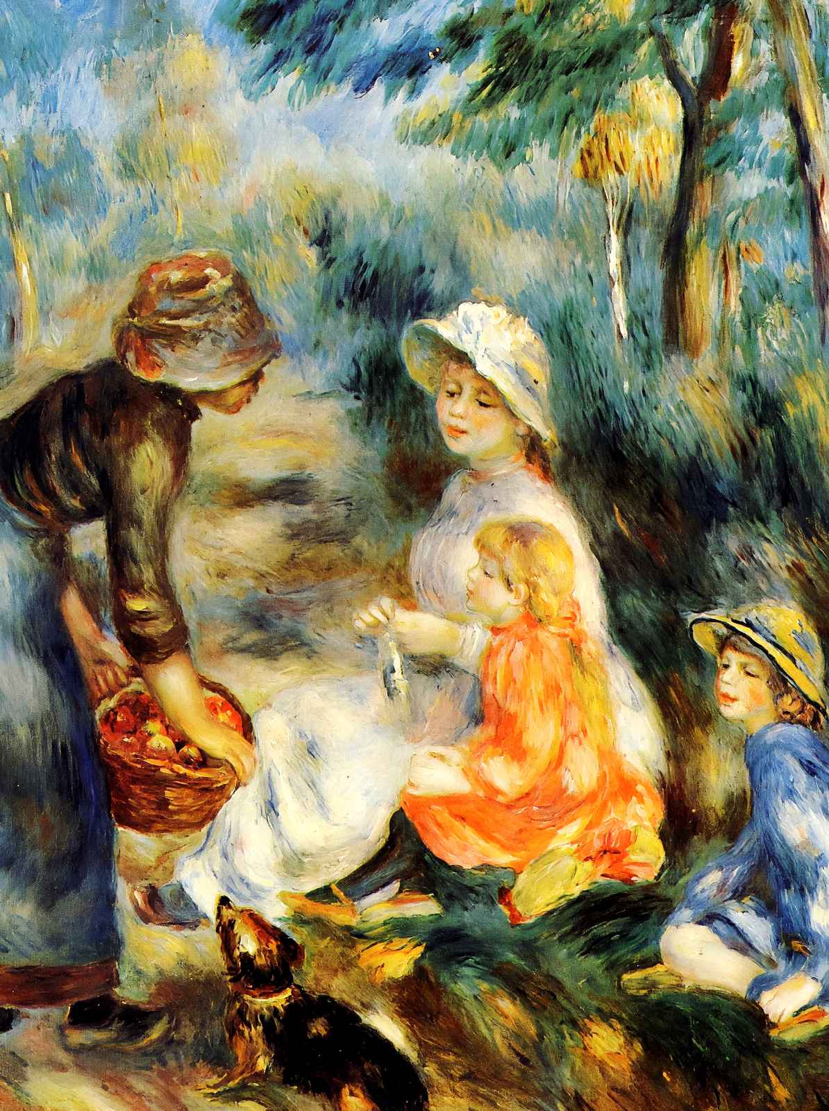 The Apple Seller 1890 Painting by Pierre-Auguste Renoir Art Print (6 Sizes)
