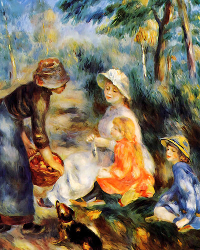 The Apple Seller Painting by Pierre-Auguste Renoir 8x10" Art Print - Acid Free