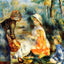 The Apple Seller painting by Pierre-Auguste Renoir (1890)