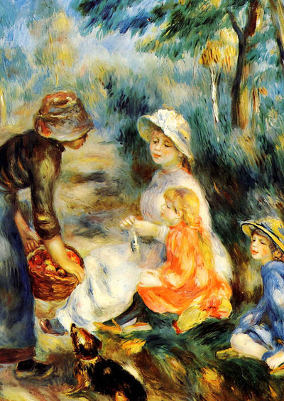 The Apple Seller 1890 Painting by Pierre-Auguste Renoir Art Print (6 Sizes)