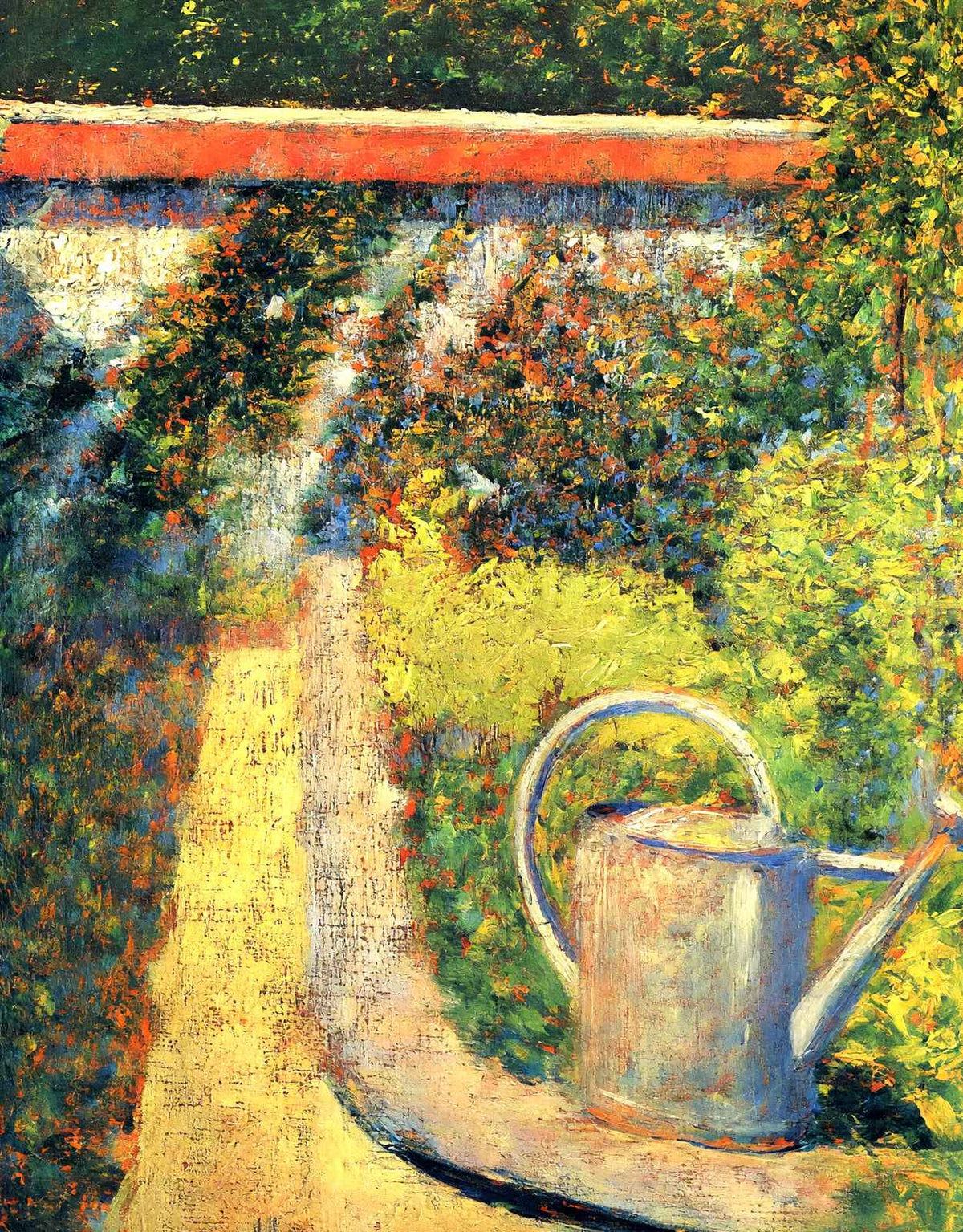 The Watering Can Art Print 1883 Painting by Georges Seurat (6 Sizes)