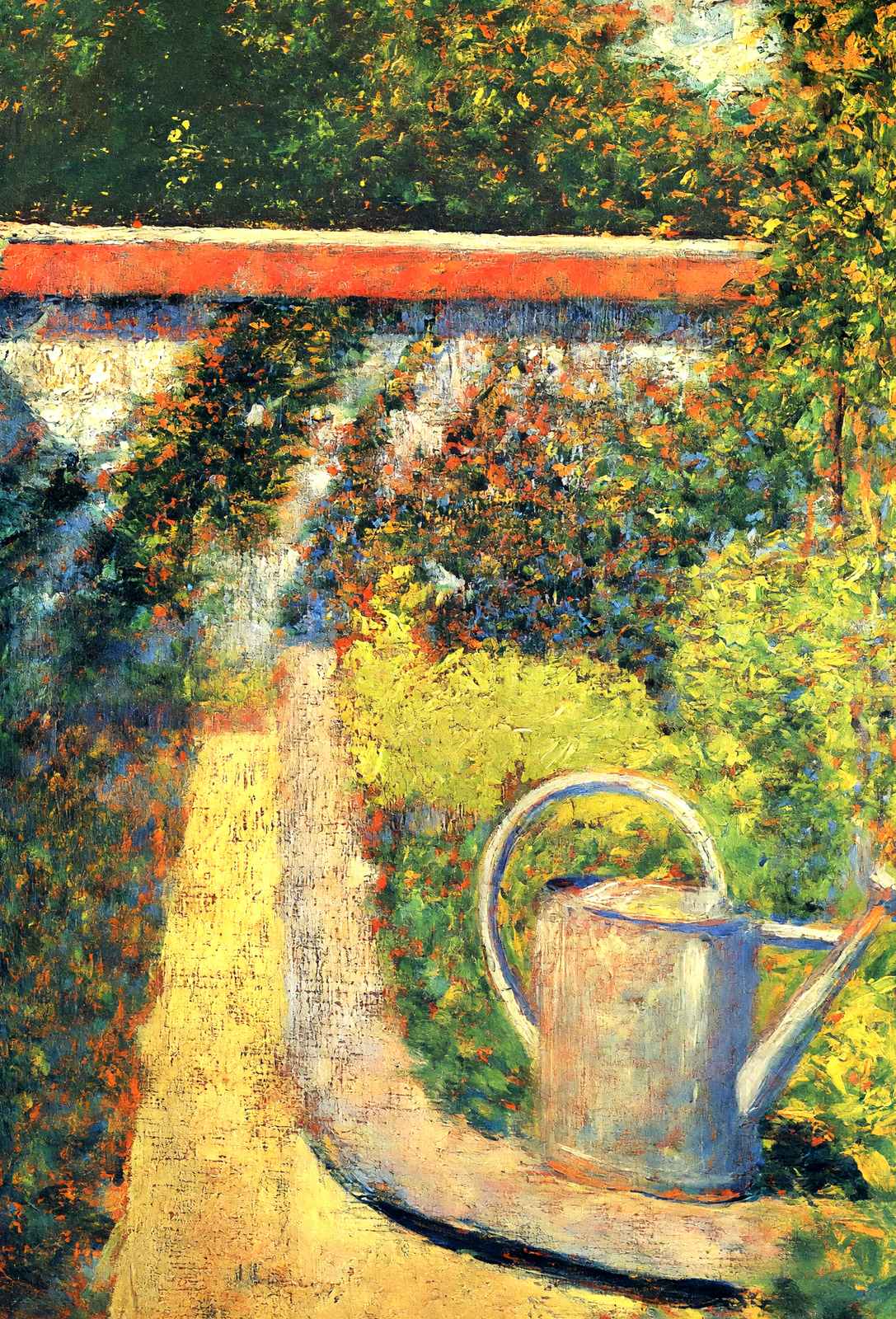 The Watering Can Art Print 1883 Painting by Georges Seurat (6 Sizes)