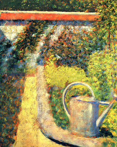 The Watering Can painting by Georges Seurat (1883)