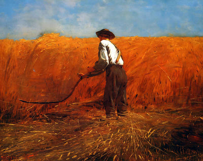 The Veteran in a New Field fine art print by Winslow Homer (1865)