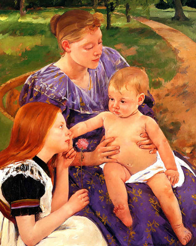 The Family fine art print by Mary Cassatt (1893)