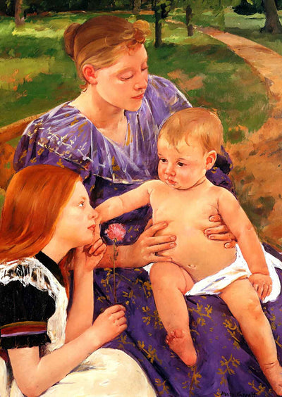 The Family 1893 Painting by Mary Cassatt Fine Art Print (6 Sizes) - High Quality