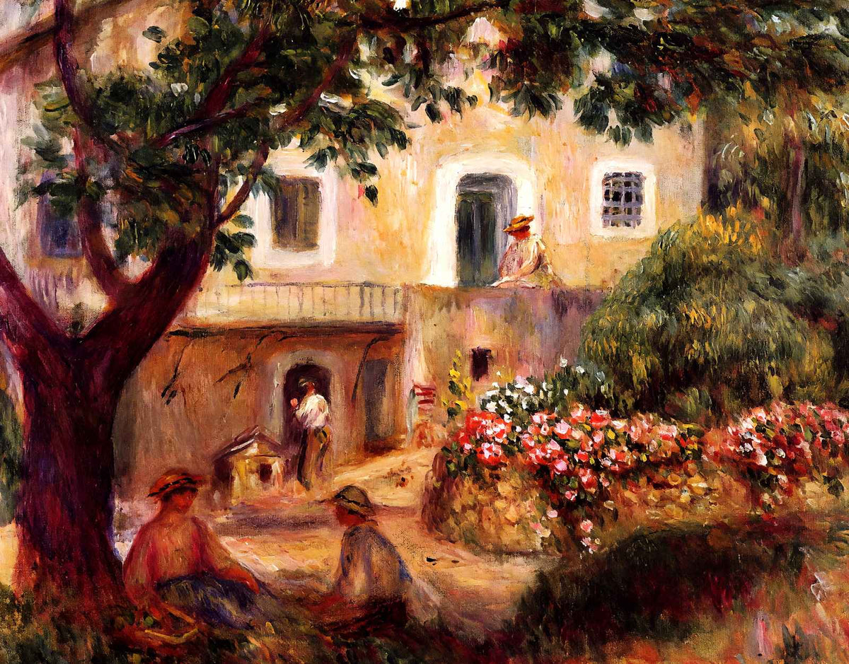 The Farm 1914 Painting by Pierre-Auguste Renoir Art Print (6 Sizes)