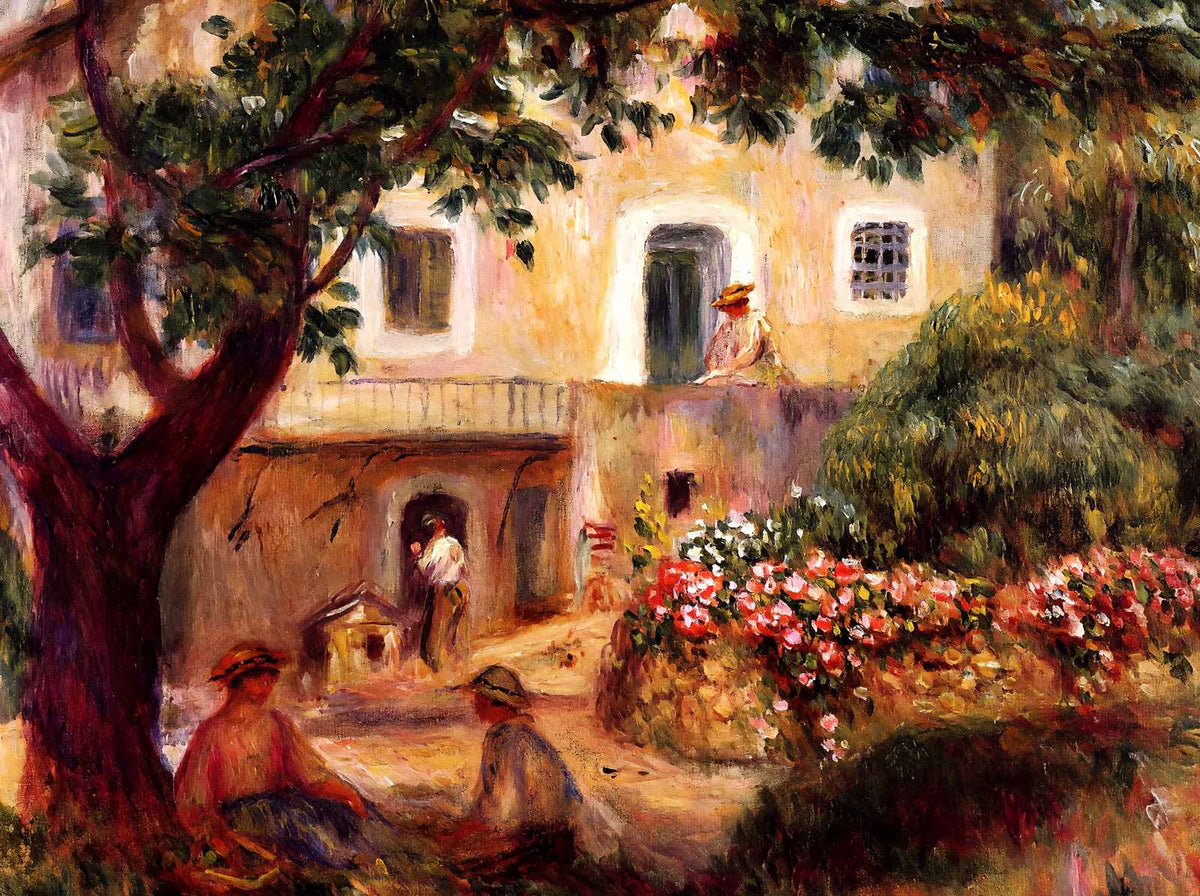 The Farm 1914 Painting by Pierre-Auguste Renoir Art Print (6 Sizes)