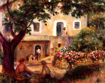 The Farm fine art print by Pierre-Auguste Renoir (1914)