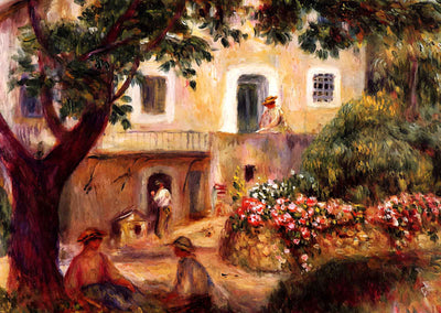 The Farm 1914 Painting by Pierre-Auguste Renoir Art Print (6 Sizes)