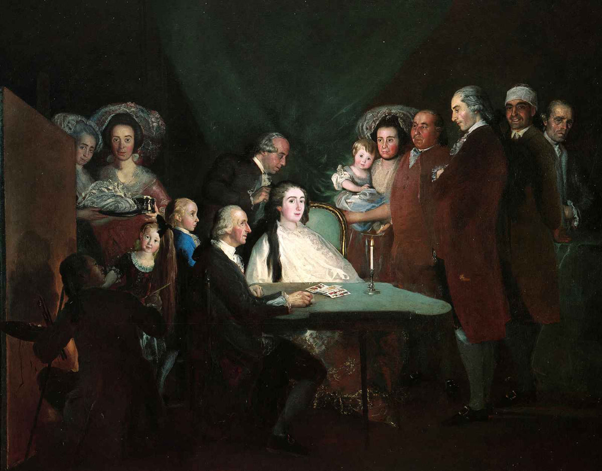 The Family of the Infante Don Luis Art Print 1784 by Francisco Goya (6 Sizes)
