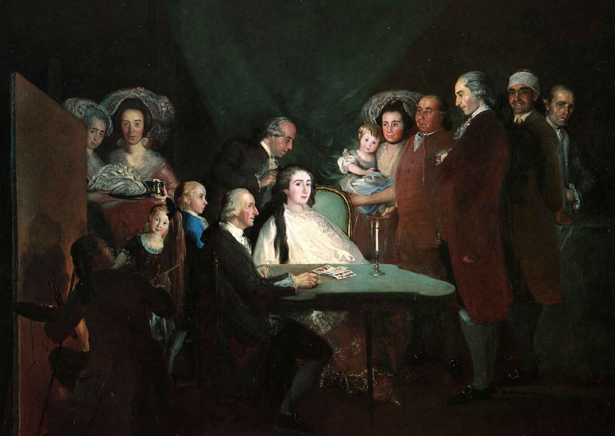 The Family of the Infante Don Luis Art Print 1784 by Francisco Goya (6 Sizes)