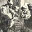 The Strolling Musicians Art Print 1635 Drawing by Rembrandt (6 Sizes)