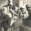 The Strolling Musicians Art Print 1635 Drawing by Rembrandt (6 Sizes)