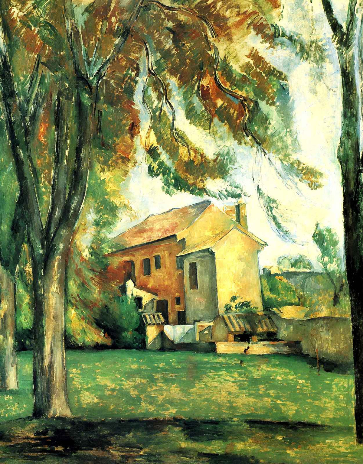 The Pond of the Jas De Bouffan 1878 by Paul Cezanne Fine Art Print (6 Sizes)