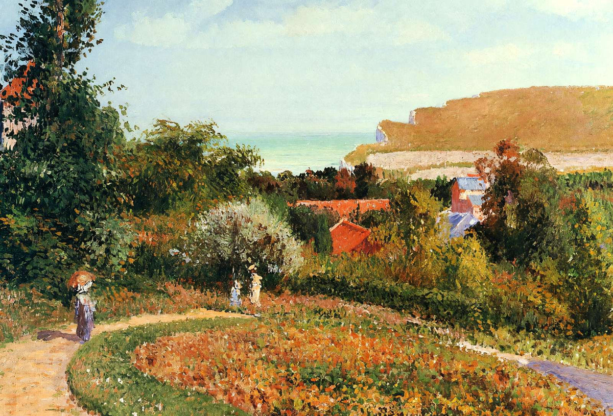 The Garden of the Hotel Berneval 1900 by Camille Pissarro Art Print (6 Sizes)