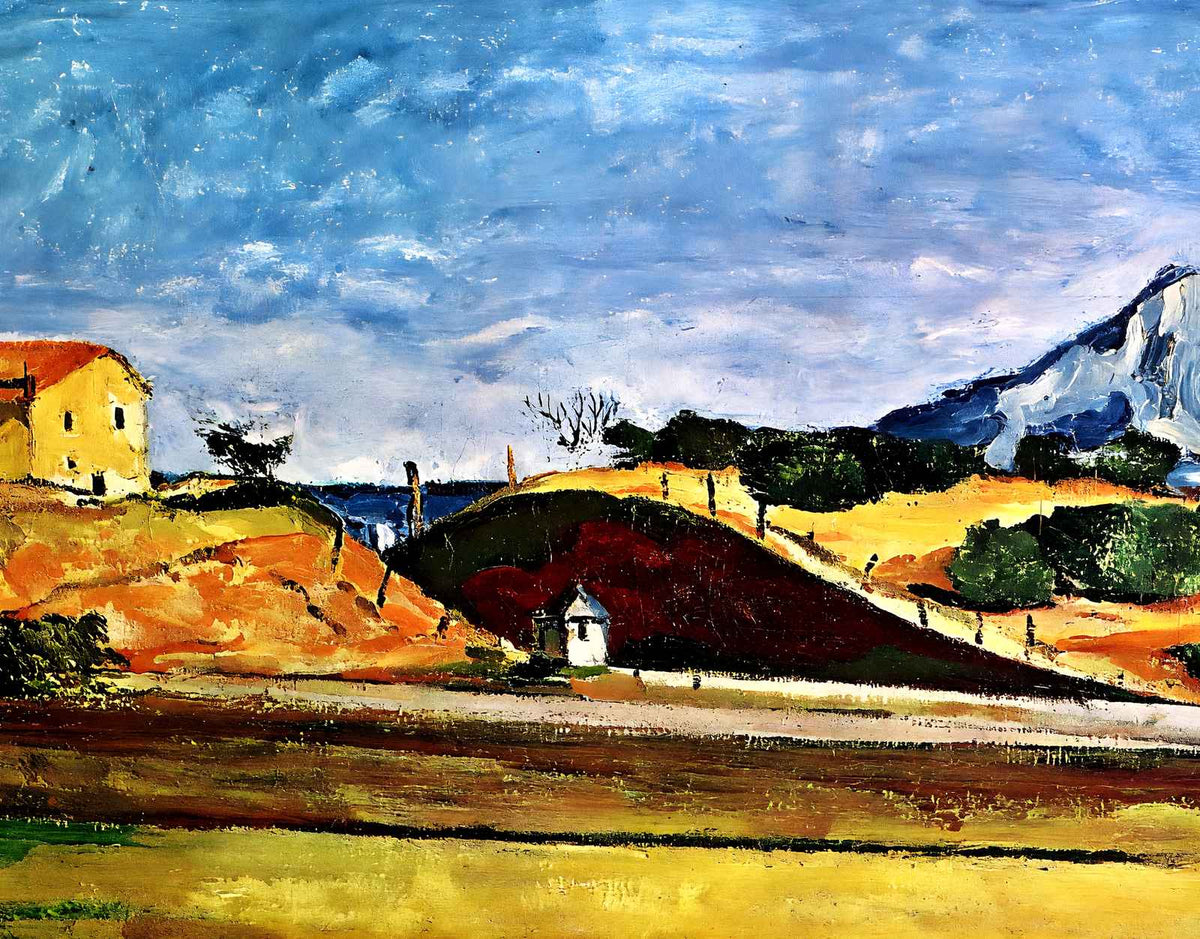 The Railway Cutting 1870 Painting by Paul Cezanne Art Print (6 Sizes)