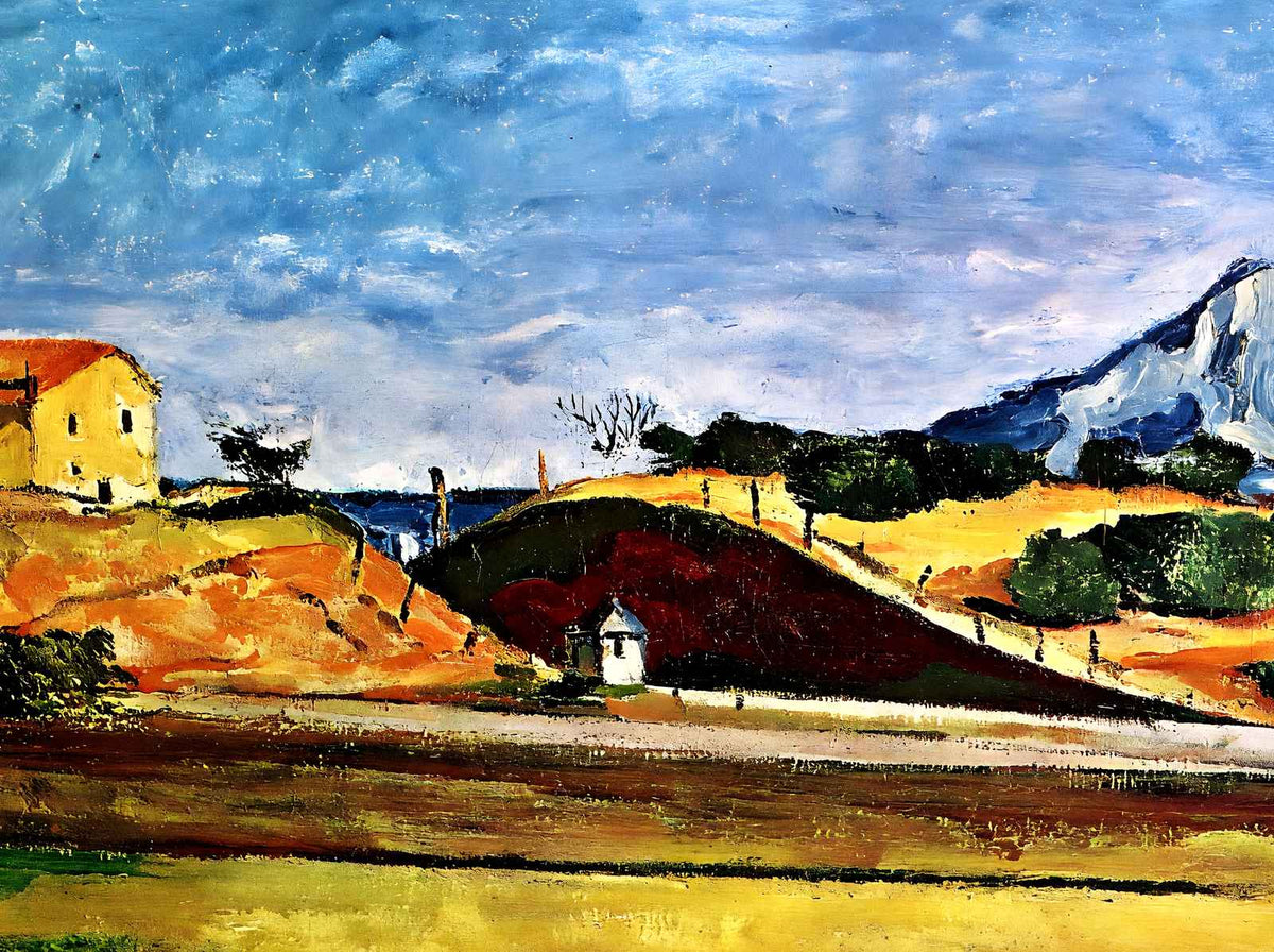 The Railway Cutting 1870 Painting by Paul Cezanne Art Print (6 Sizes)