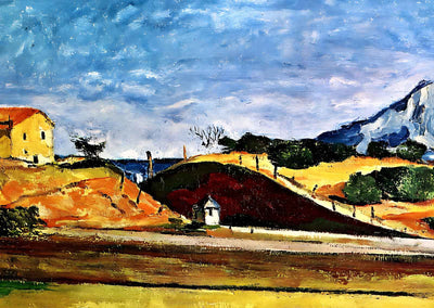 The Railway Cutting 1870 Painting by Paul Cezanne Art Print (6 Sizes)
