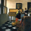 The Music Lesson art print by Johannes Vermeer (1665)
