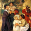 The Artist`s Family painting by Pierre-Auguste Renoir (1896)
