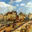 The Pont Neuf painting by Camille Pissarro (1902)