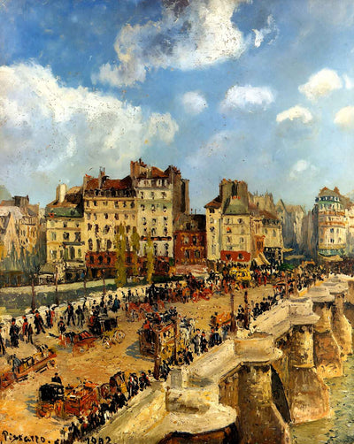 The Pont Neuf painting by Camille Pissarro (1902)