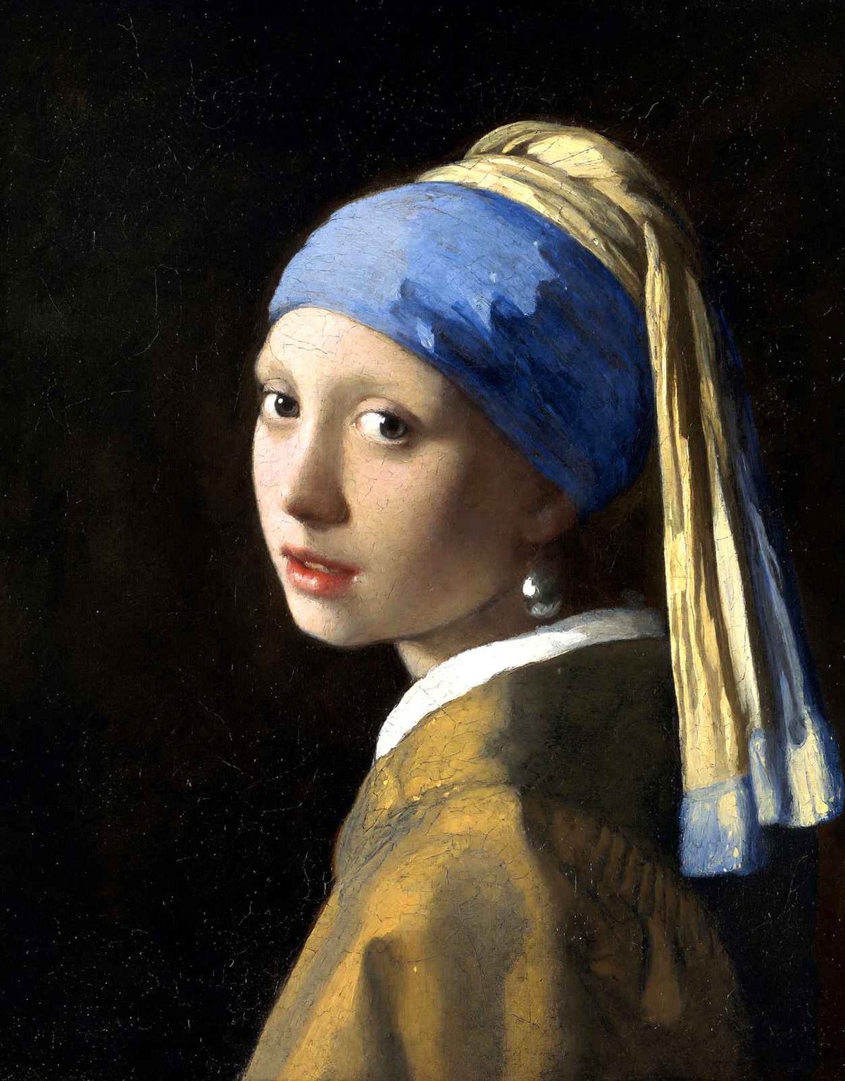 The Girl with a Pearl Earring Fine Art Print 1665 by Johannes Vermeer (6 Sizes)