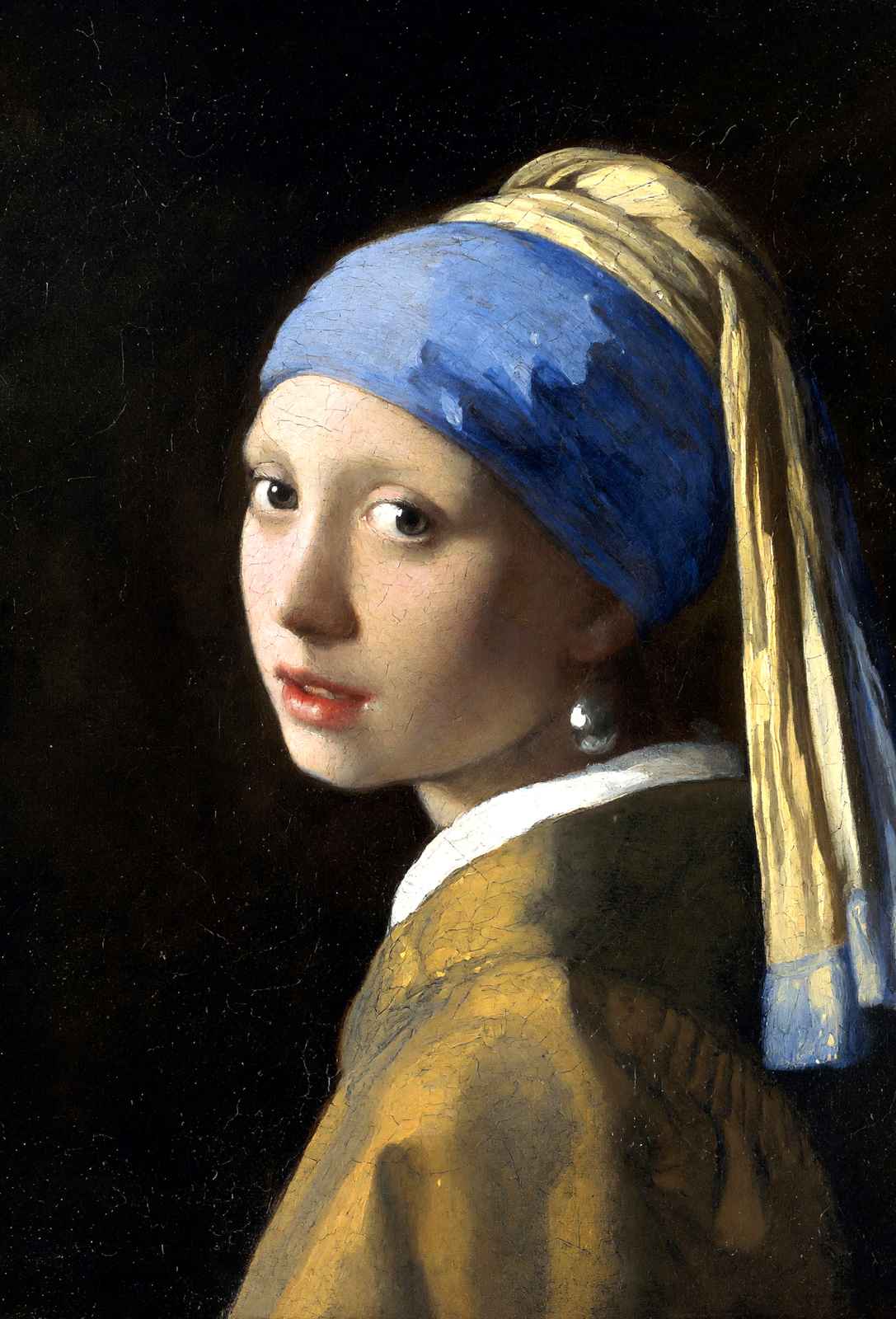 The Girl with a Pearl Earring Fine Art Print 1665 by Johannes Vermeer (6 Sizes)