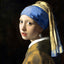 The Girl with a Pearl Earring fine art print by Johannes Vermeer (1665)