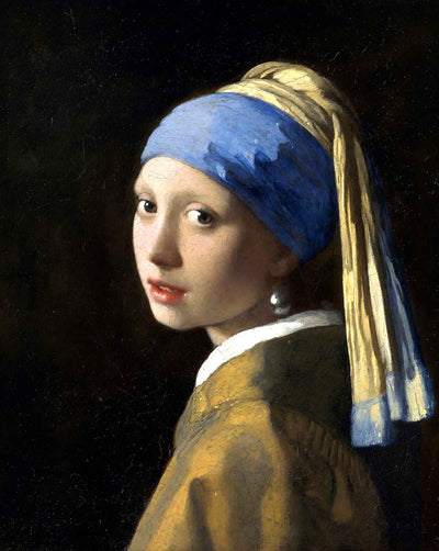 The Girl with a Pearl Earring fine art print by Johannes Vermeer (1665)