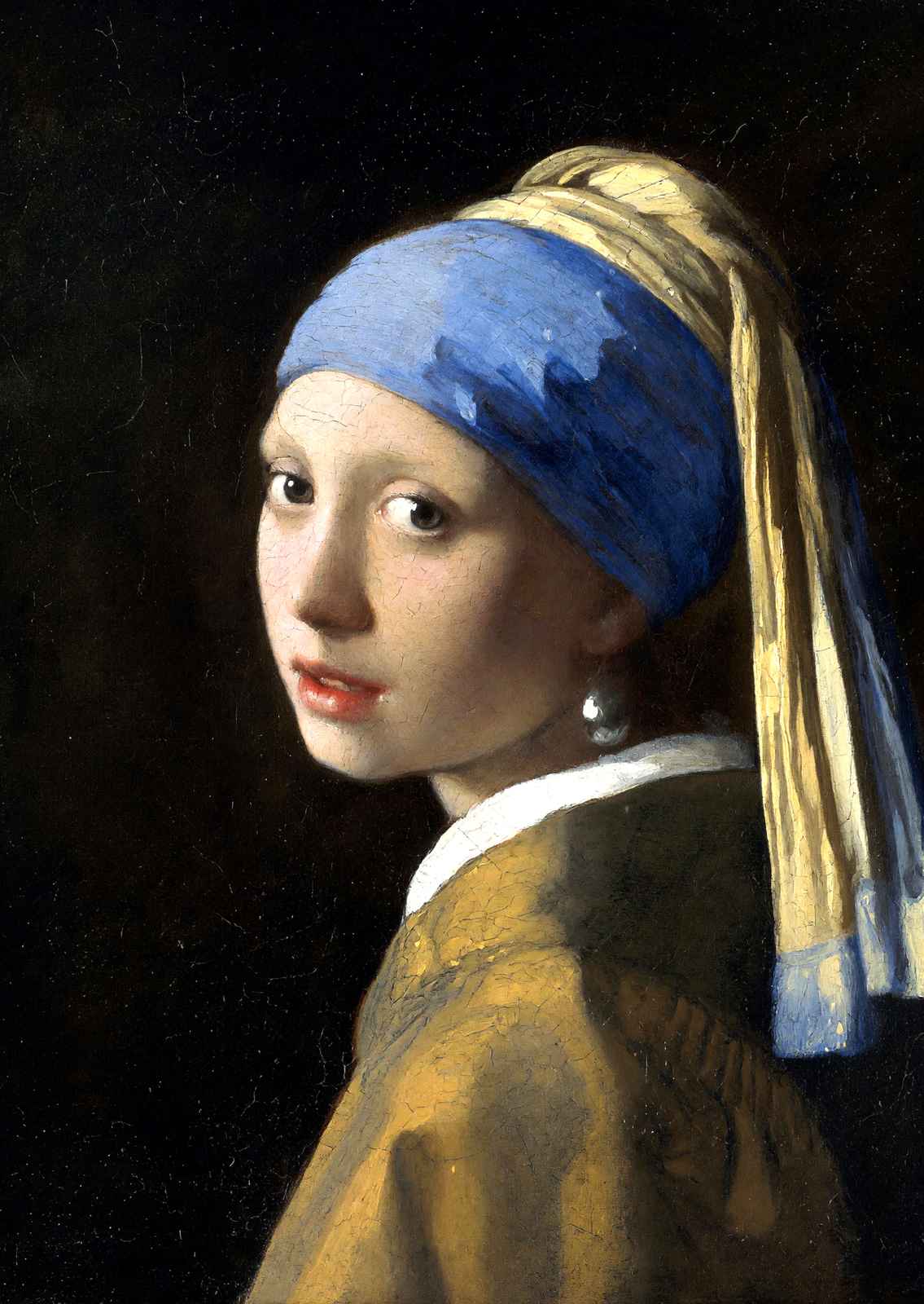 The Girl with a Pearl Earring Fine Art Print 1665 by Johannes Vermeer (6 Sizes)